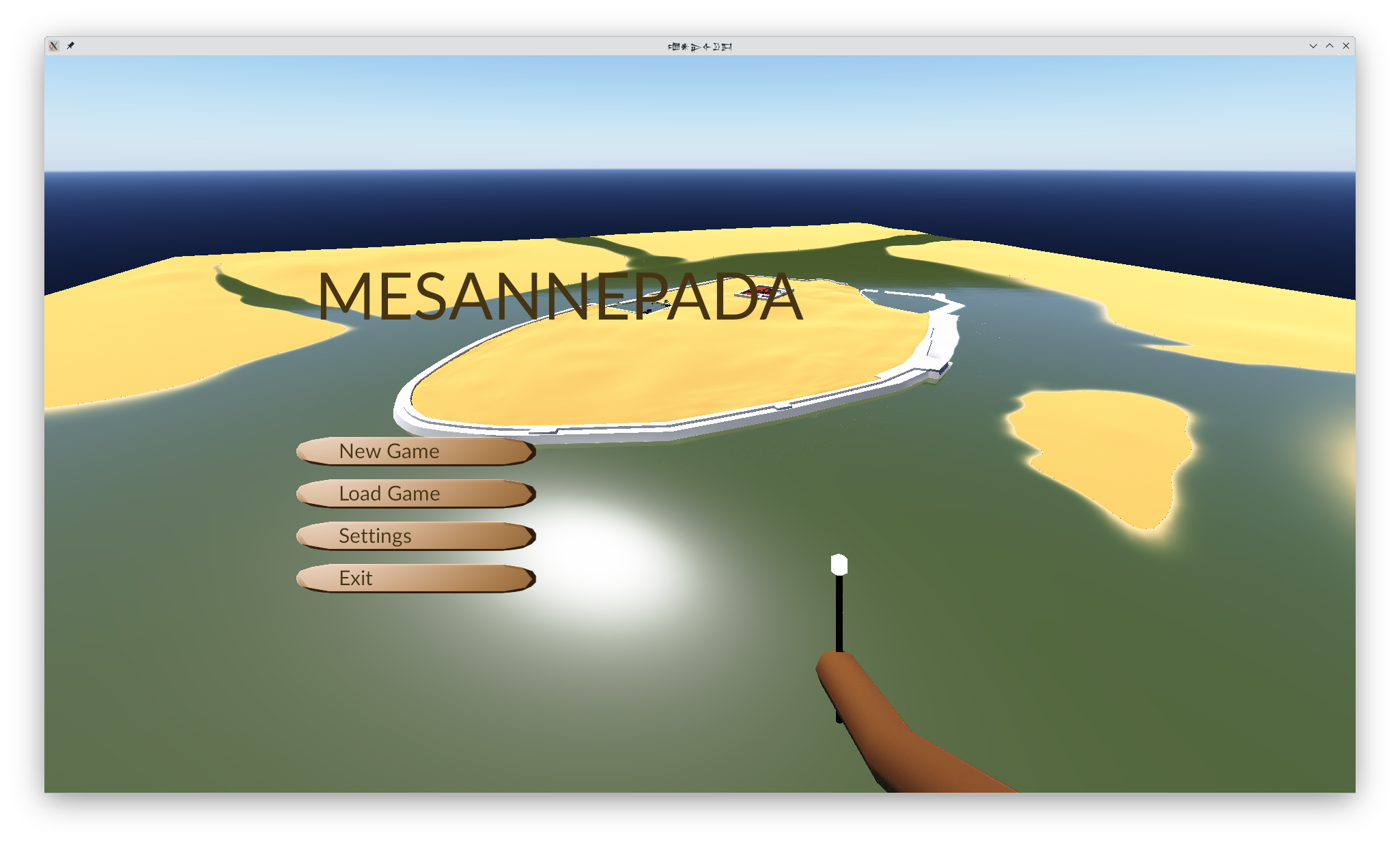 Title screen of the game Mesannepada